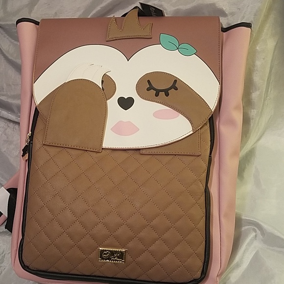 Betsey Johnson Bags Betsey Johnson Sloth Backpack Nwt Poshmark